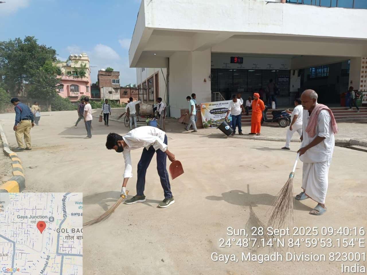 स्वच्छता ही सेवा अभियान के तहत सफाई अभियान