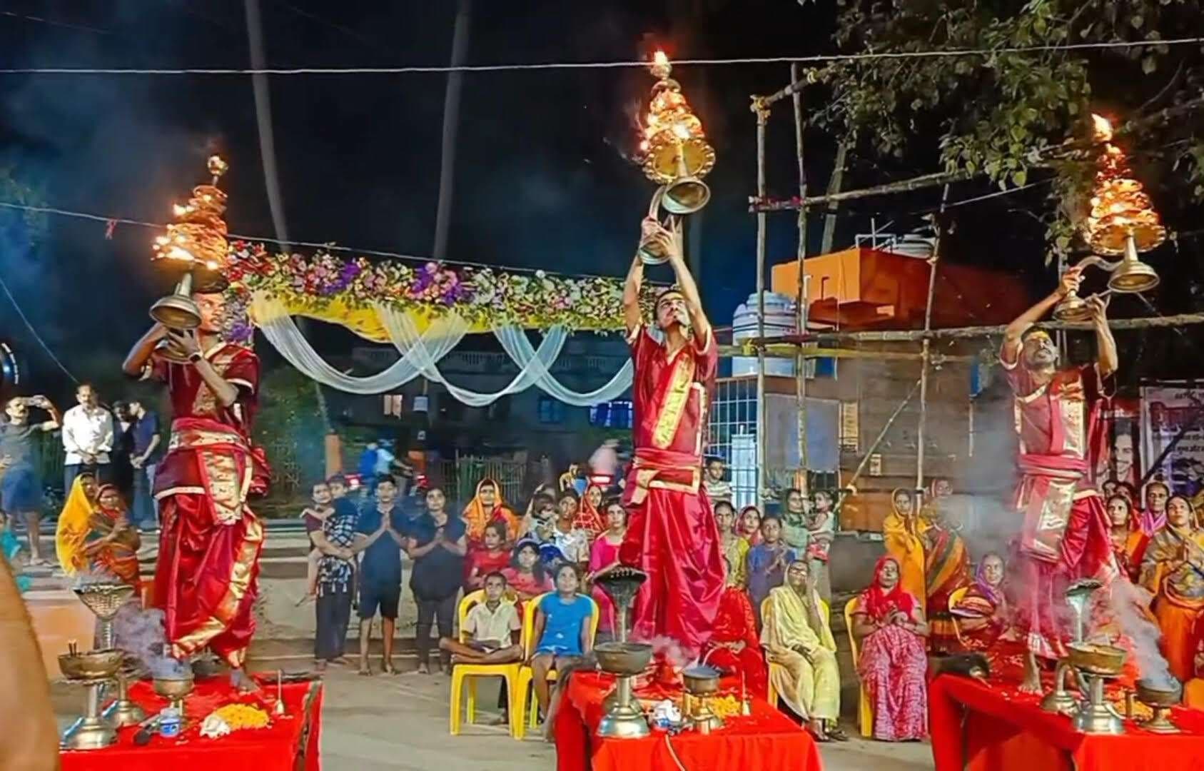 Samastipur News:दामोदरपुर में मां दुर्गा की आराधना का भव्य उत्सव