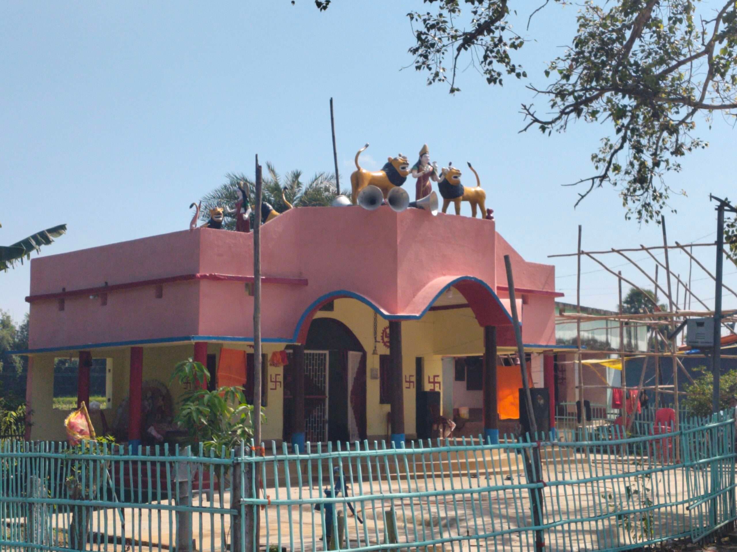 नवरात्रि के छठे दिन मां कात्यायनी की पूजा को उमड़ी भीड़