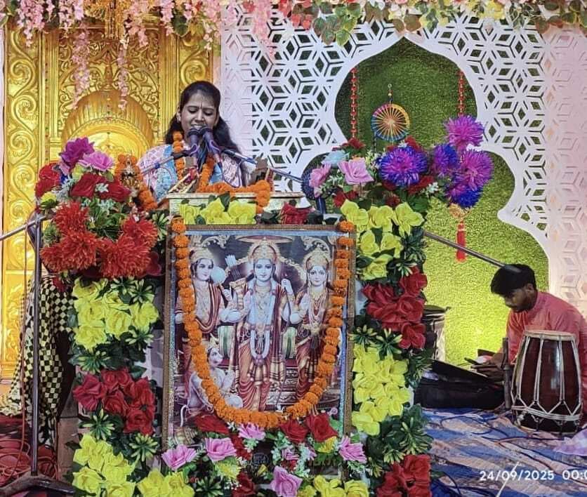 केवट प्रसंग व भरत मिलाप सुन भाव विभोर हुए श्रोता