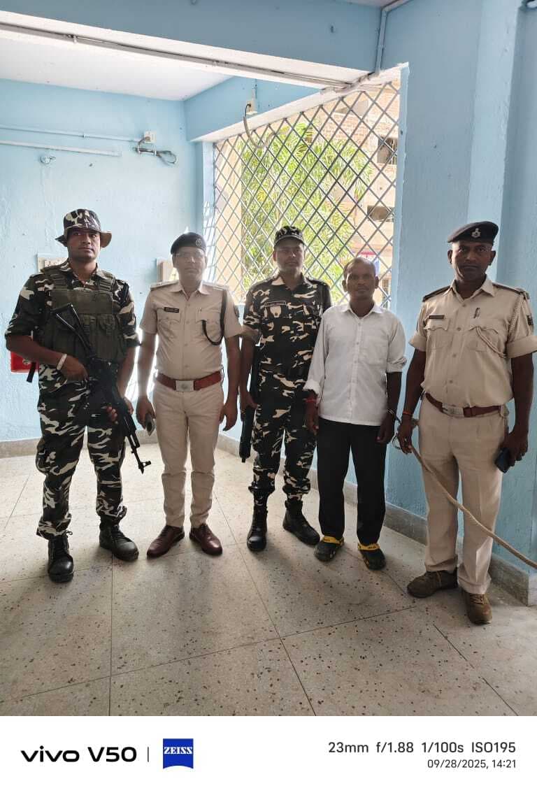 गिद्धेश्वर जंगल कांड का नक्सली अनिल गिरफ्तार, पांच वर्ष से था फरार