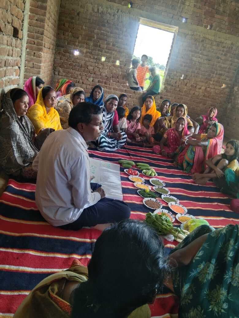 पोषण से भरपूर अनाज, दलहन, हरी शाक-सब्जी की लगी प्रदर्शनी