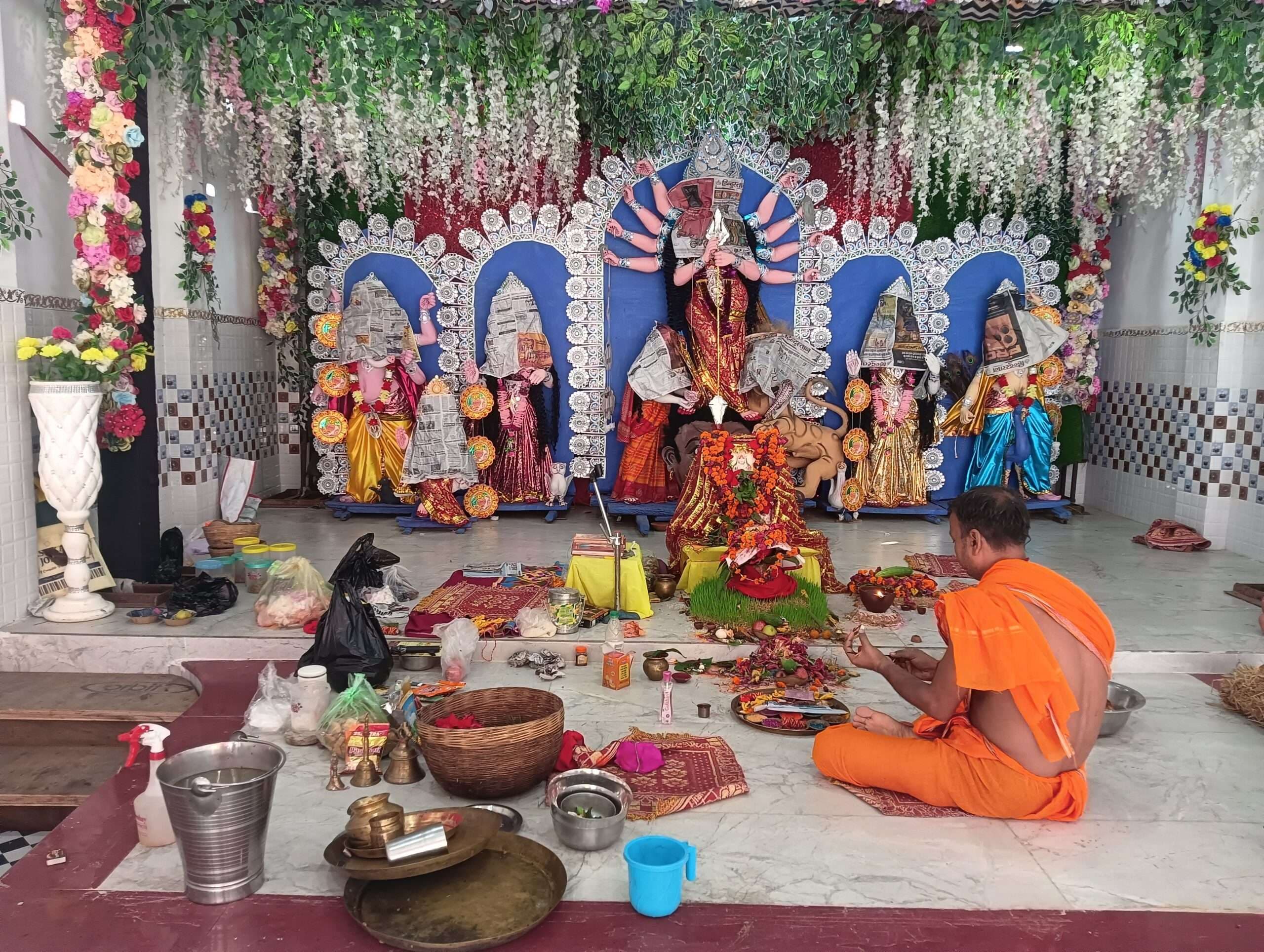 Giridih News :मां कात्यायनी की पूजा के साथ बेलवरण पूजा संपन्न