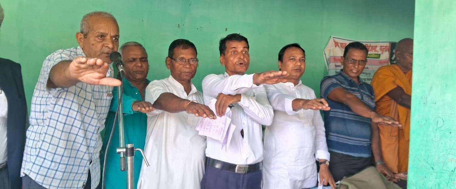 Bhagalpur news कमरगंज पंचायत में संविधान सभा व भगत सिंह जयंती मनी