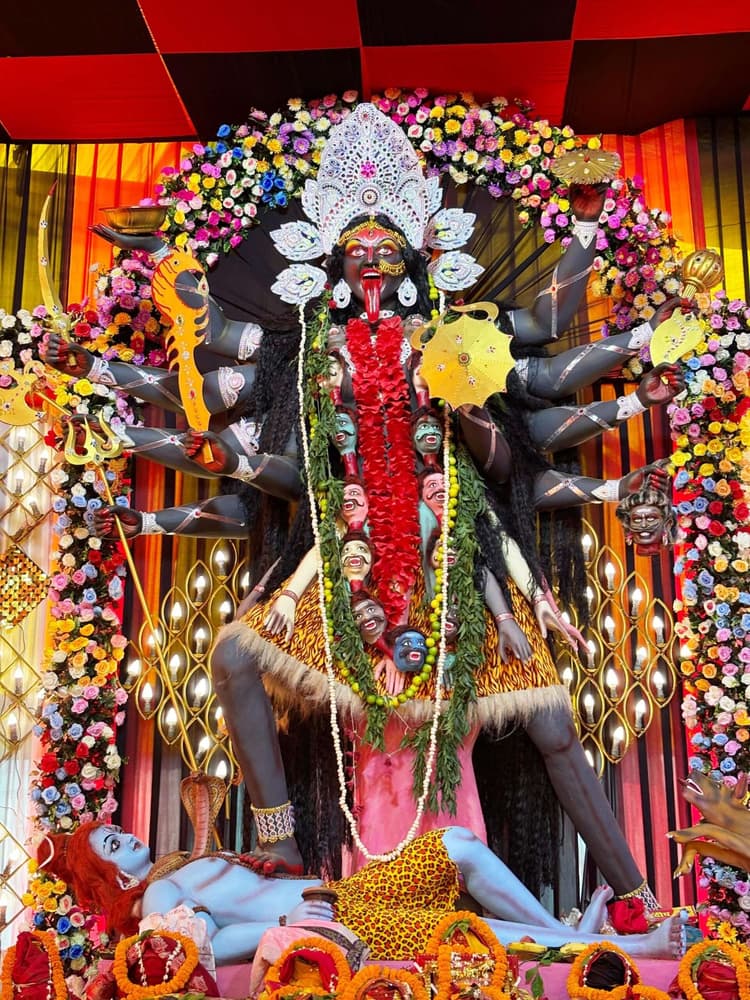 दुर्गा पूजा को लेकर माहौल बना भक्तिमय, पट खुलते ही दर्शन के लिए उमड़ी भीड़