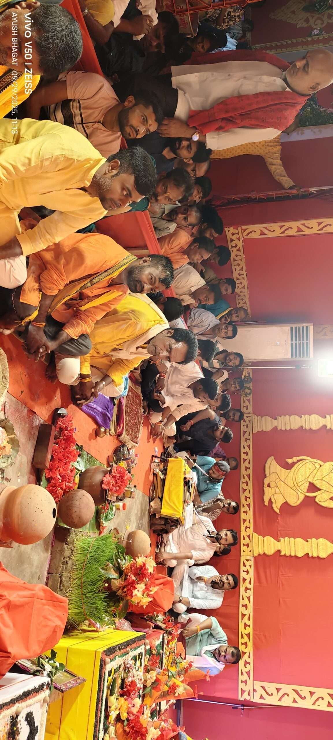 मां दुर्गा के सातवें स्वरूप मां कालरात्रि की हुई पूजा