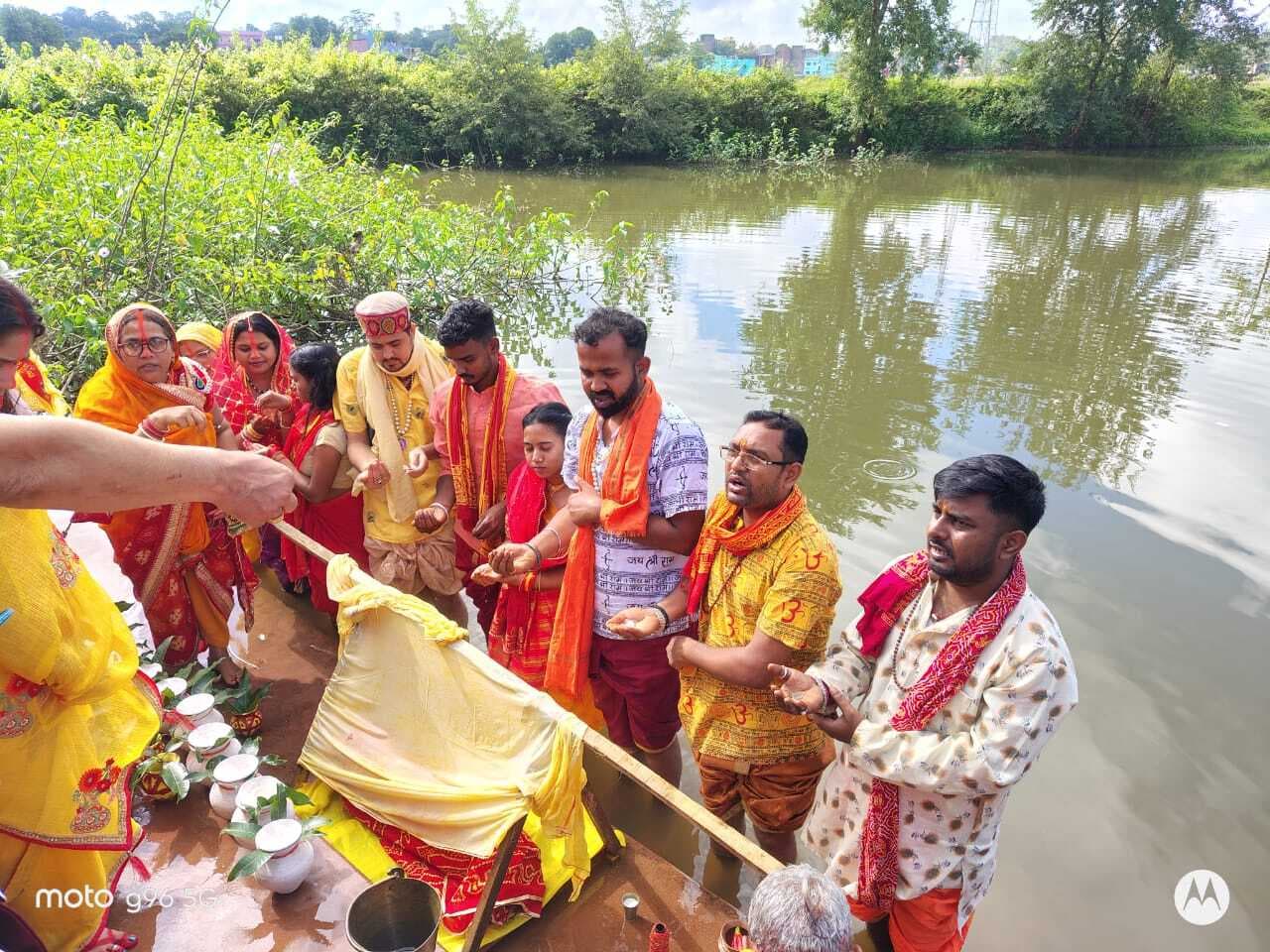 तोरपा में नवपत्रिका प्रवेश के साथ हुई महासप्तमी की पूजा