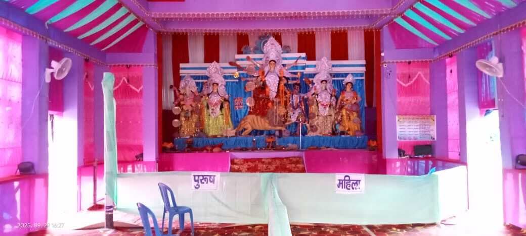 जिले में सप्तमी पूजा पर मां दुर्गा के खुले पट, लगे मां के जयकारे