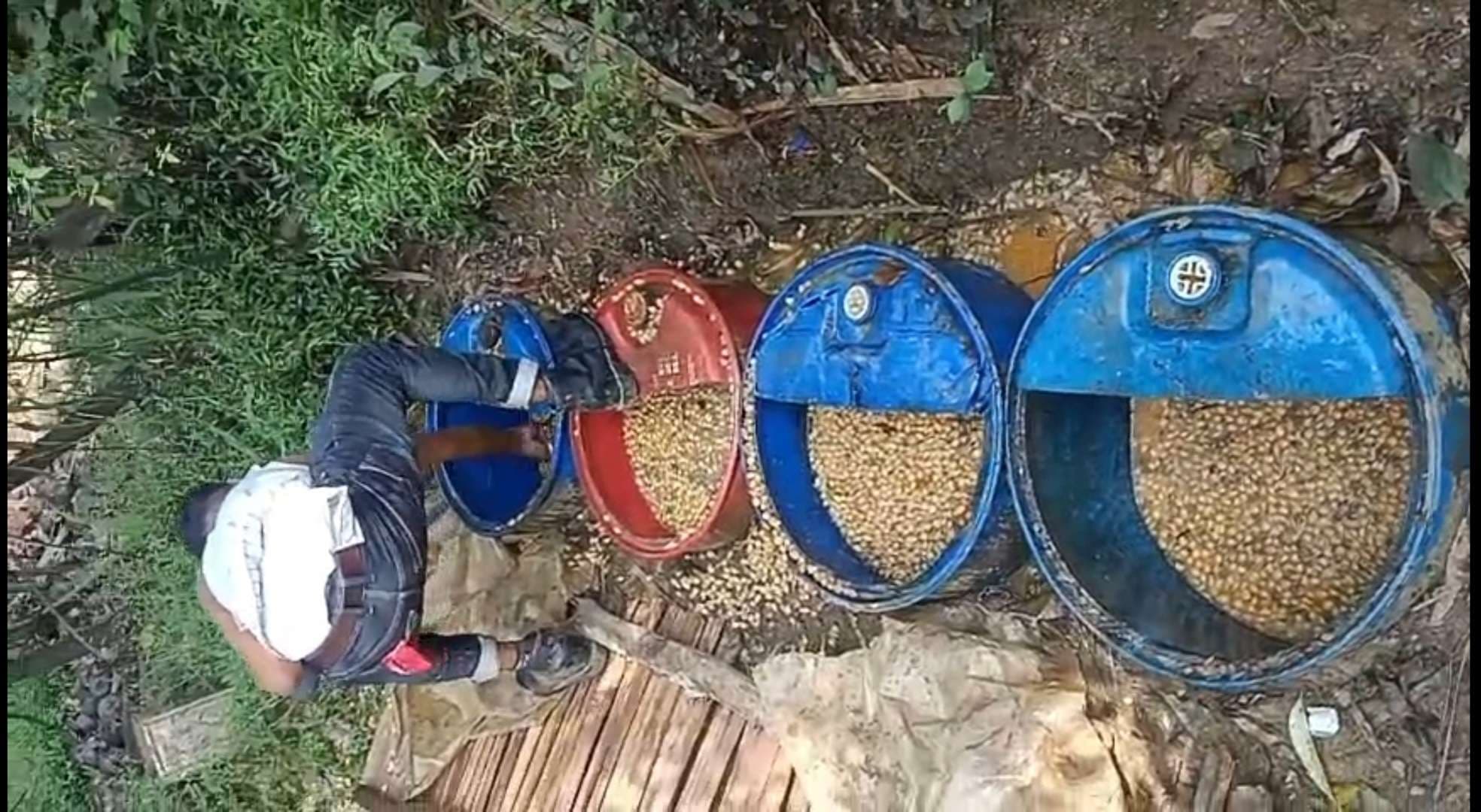 विशेष छपामारी अभियान में 6 शराब के भट्टे को किया गया ध्वस्त