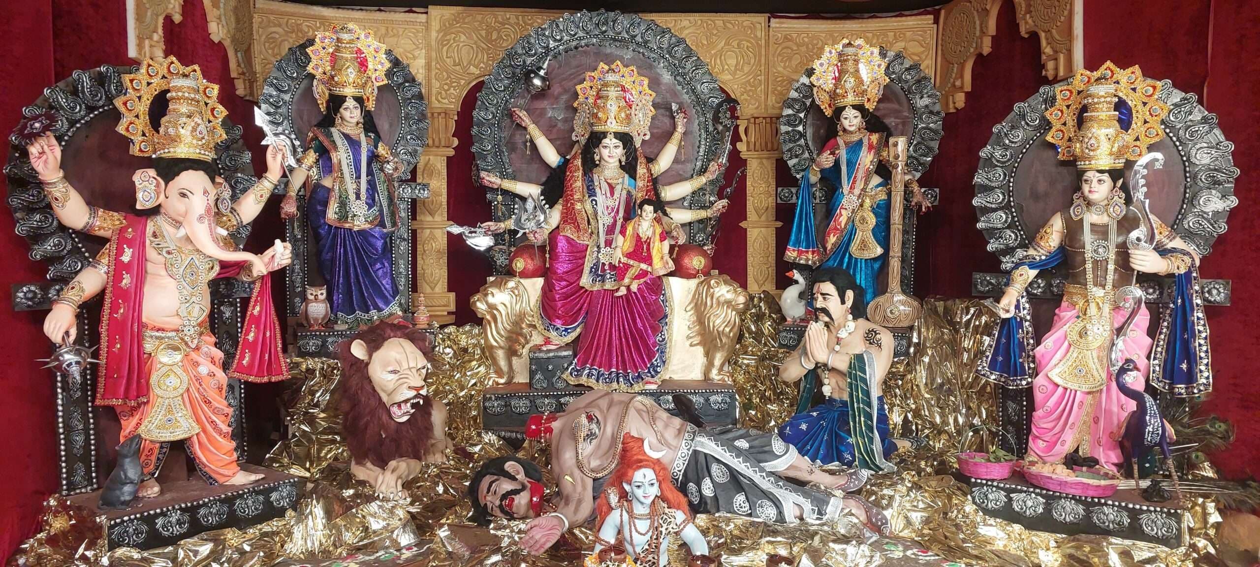 Darbhanga News: मैया सिंह पर सवार एलखिन हमरा अंगना