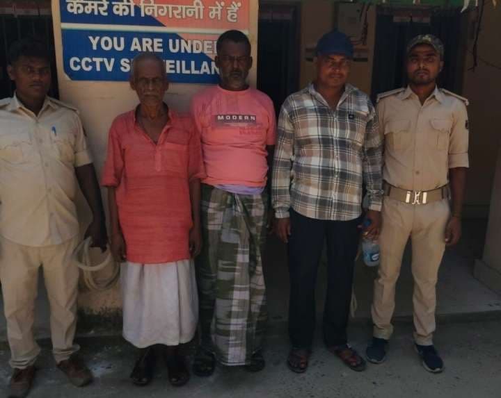 आठ साल से फरार तीन वारंटी गिरफ्तार