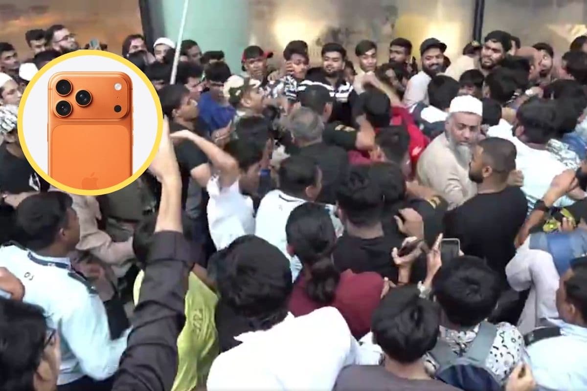 iPhone 17 की सेल शुरू होते ही Apple स्टोर में मचा हंगामा, पहले पाने की होड़ में चल गए लात-घूंसे, देखें वीडियो