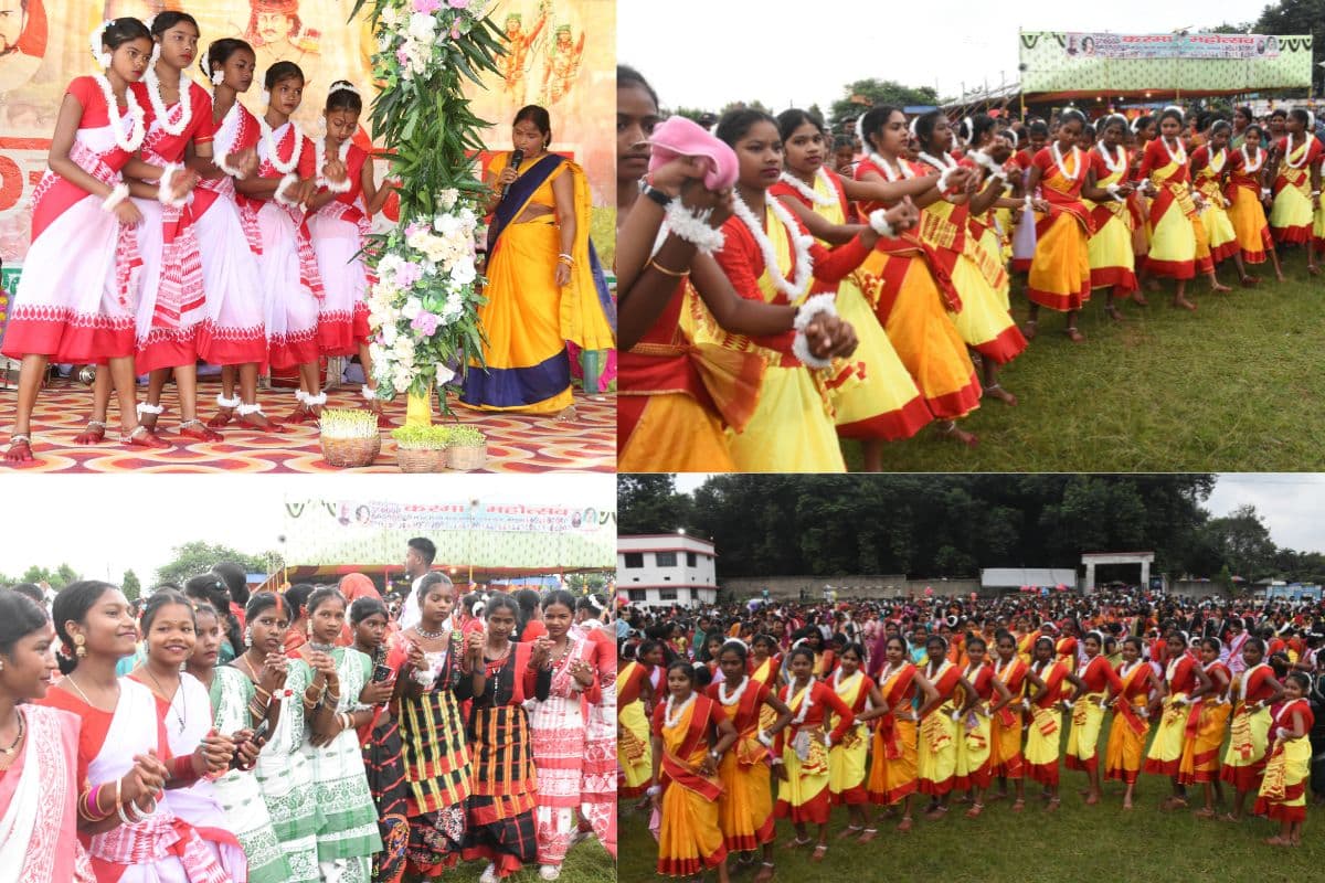 करम महोत्सव में जमकर थिरके, बुधवार को बहनें उपवास रख करेंगी पूजा-अर्चना