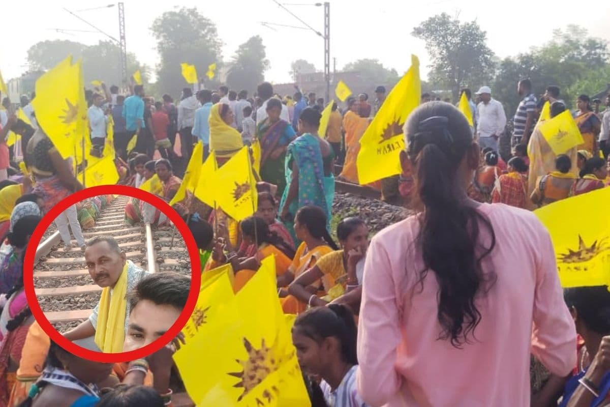 Kurmi Andolan : रेल टेका आंदोलन का दिखने लगा असर, कई ट्रेनों को रोका गया, पटरी पर उतरे कुड़मी समाज के लोग