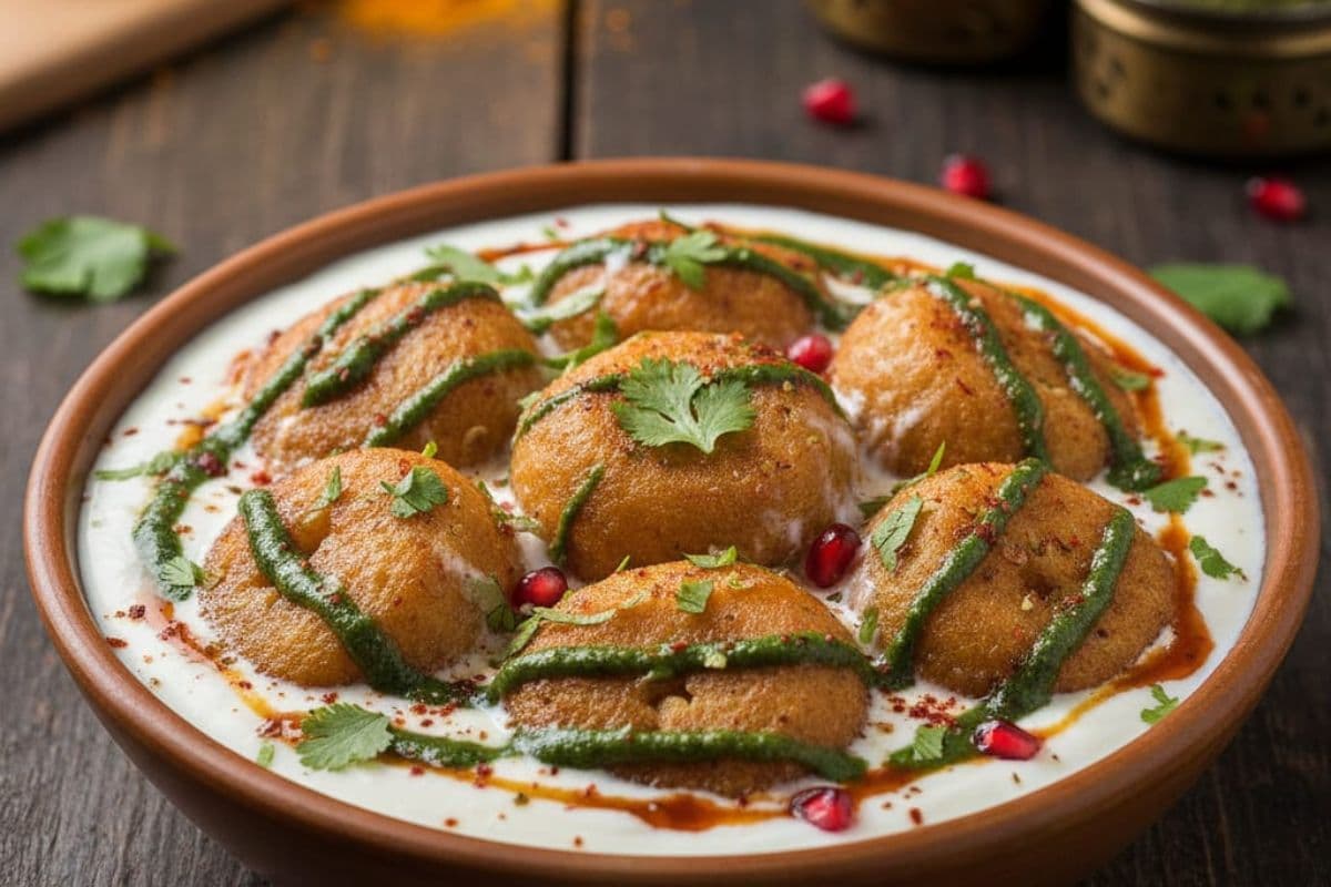 moong dal dahi vada moong dal dahi vada
