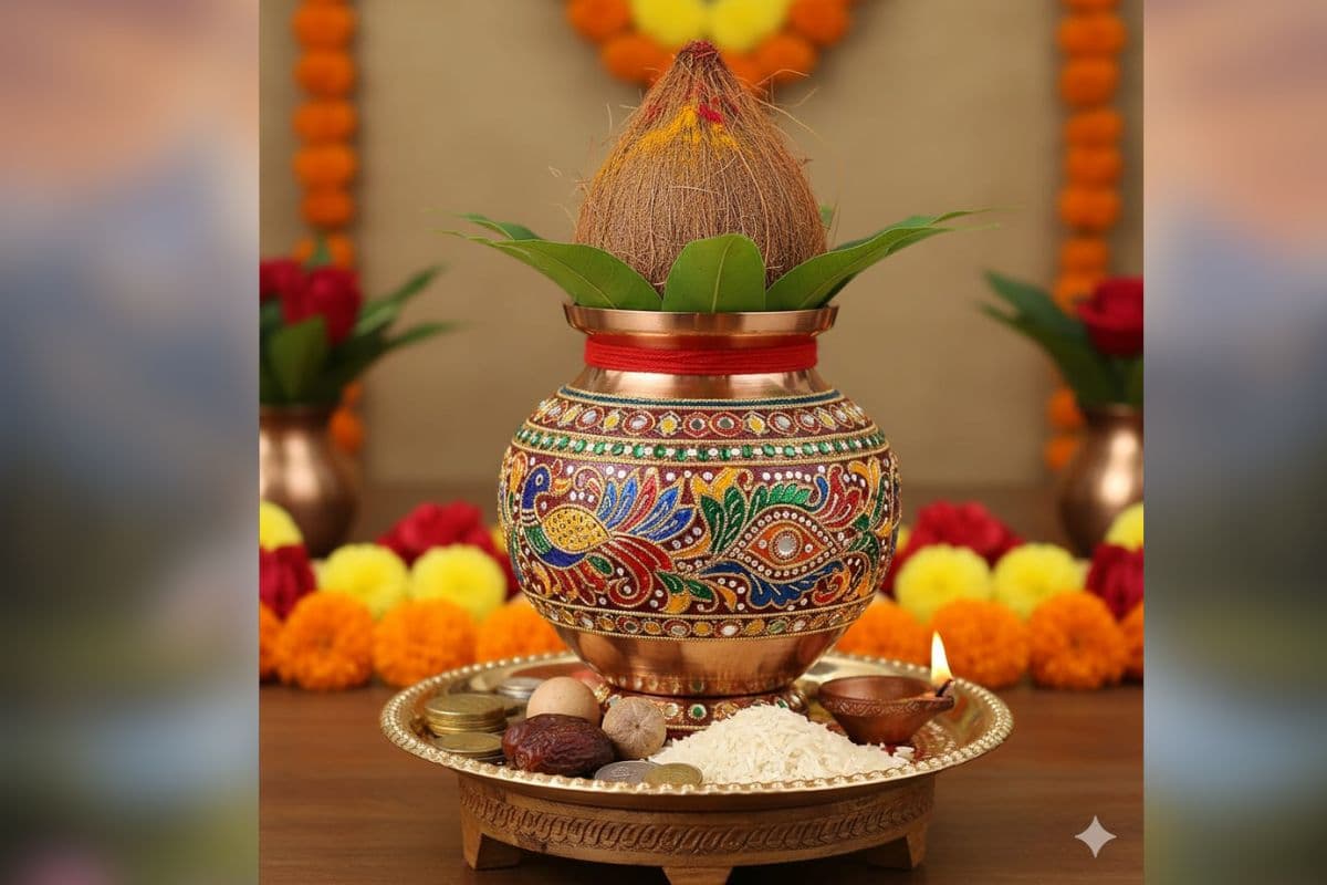 Navratri Kalash Decoration Ideas: घर पर इस आसान, सुंदर और क्रिएटिव तरीके से सजाएं अपना पूजा कलश