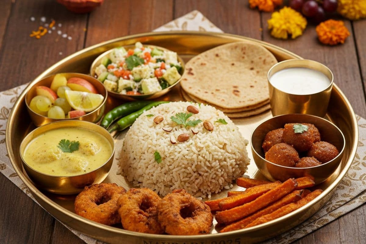 Navratri Special Thali 2025: नवरात्रि की थाली में शामिल करें ये चीजें, व्रत के दौरान नहीं होगी कमजोरी