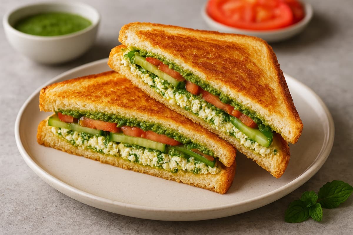 paneer sandwich recipe