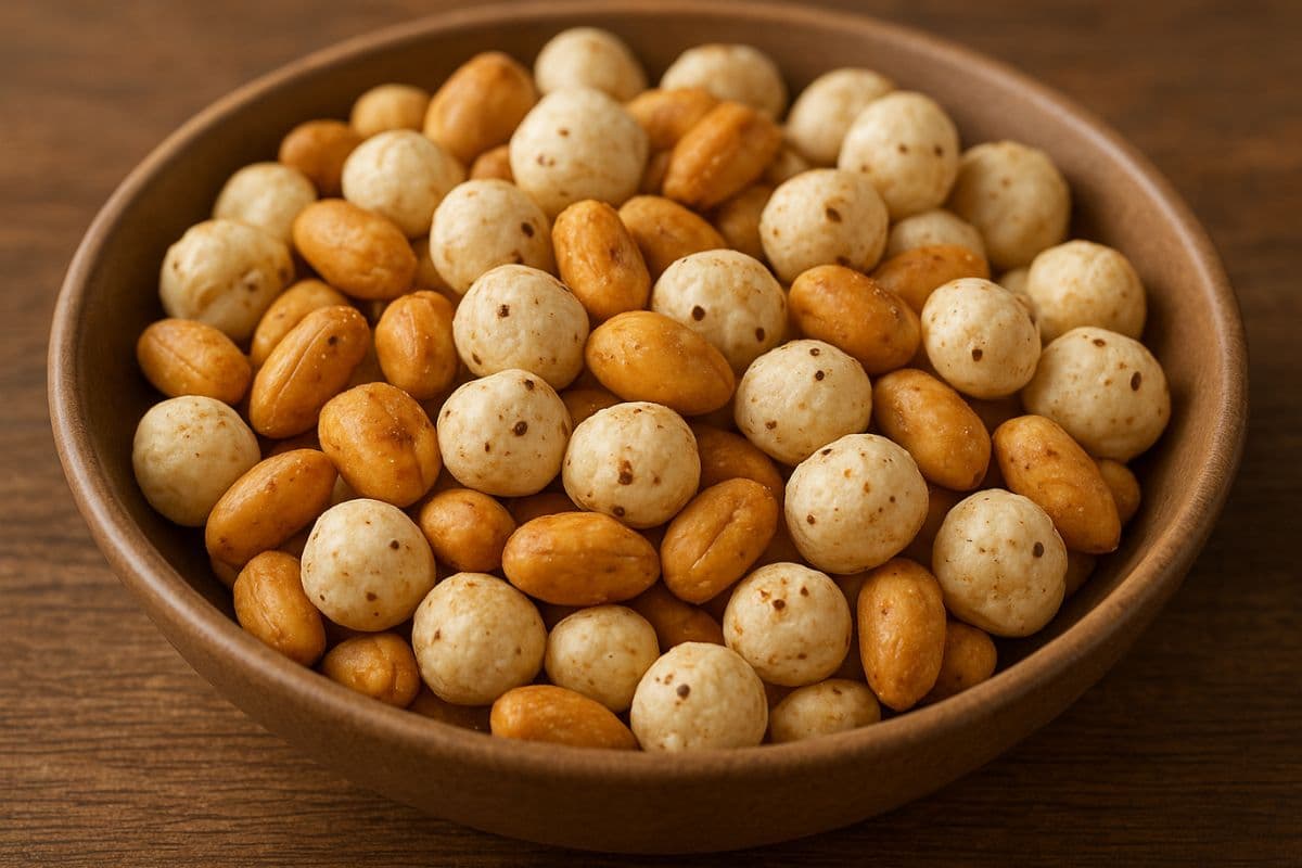 peanuts makhana snacks recipe
