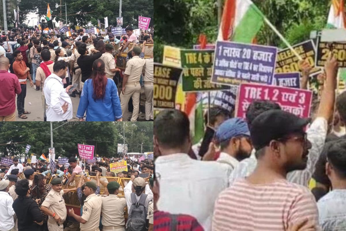 Bihar News: पटना में फिर शिक्षक अभ्यर्थी अपनी डिमांड्स के लिए उतरे सड़कों पर, भारी पुलिस बल तैनात