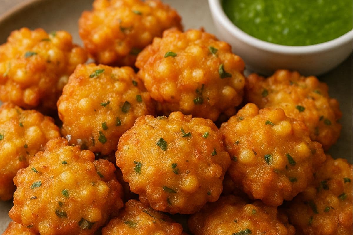 sabudana pakora for vrat