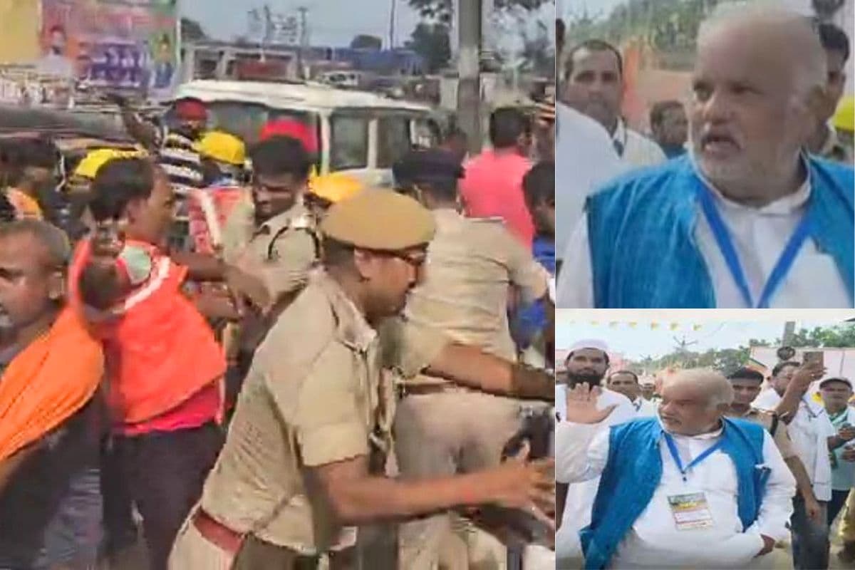 बिहार सरकार में मंत्री श्रवण कुमार का सहरसा में घेराव, गाड़ी के आगे लेट गए सफाई कर्मी