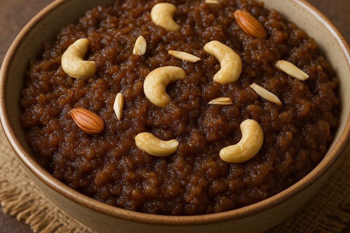 singhade ka aata halwa