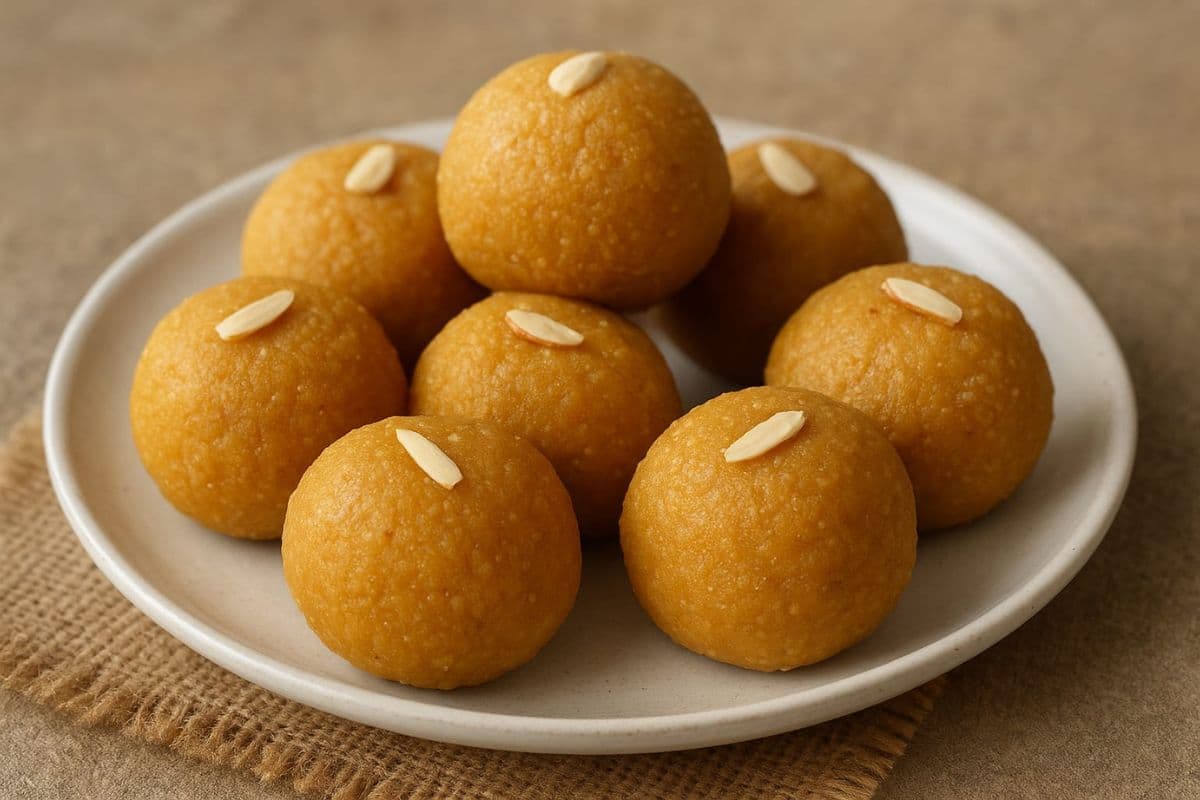 Sooji Besan Laddu: फेस्टिव सीजन को बनाएं खास, तैयार करें सूजी-बेसन के लड्डू 