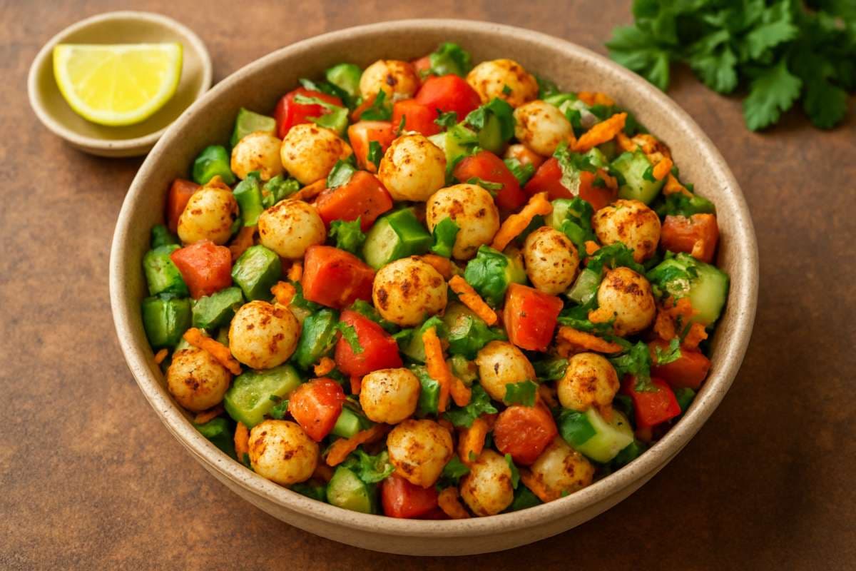 Spicy Makhana Salad: एक बार चखा तो कभी हाथ नहीं लगाएंगे अनहेल्दी स्नैक्स, सिर्फ 5 मिनट में बनाएं क्रंची और स्पाइसी मखाना सलाद