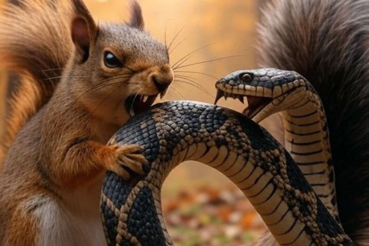 Viral Video: सांप ने किया नन्ही गिलहरी पर हमला तो मां ने सिखाया खतरनाक सबक, वायरल हो रहा वीडियो