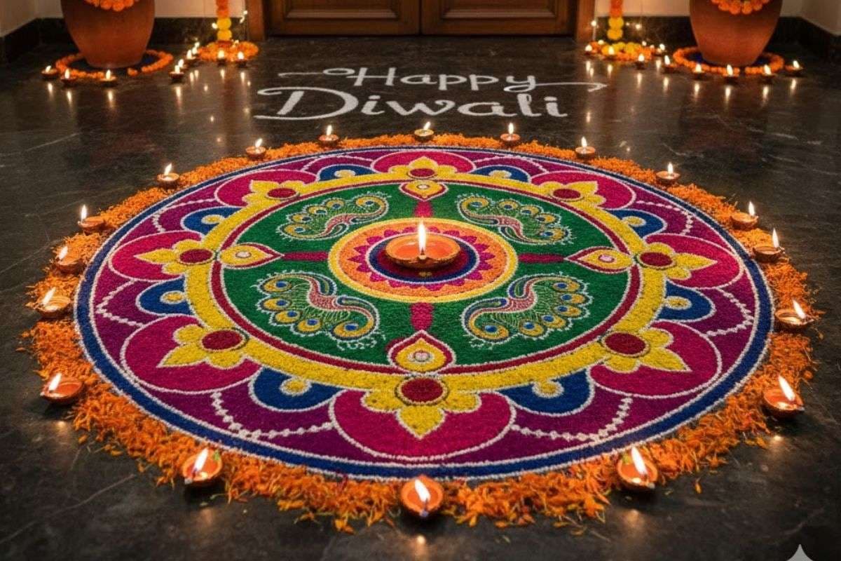 इस दिवाली सिर्फ दीयों से नहीं, AI के रंगों से सजाइए, ट्राई करें ये ट्रेंडिंग रंगोली आइडियाज, जो बढ़ा देंगे घर की रौनक