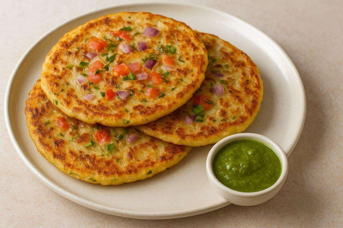 Aloo Lauki Uttapam: नाश्ते में साउथ इंडियन फ्लेवर का डालें ट्विस्ट, बनाएं आलू लौकी उत्तपम