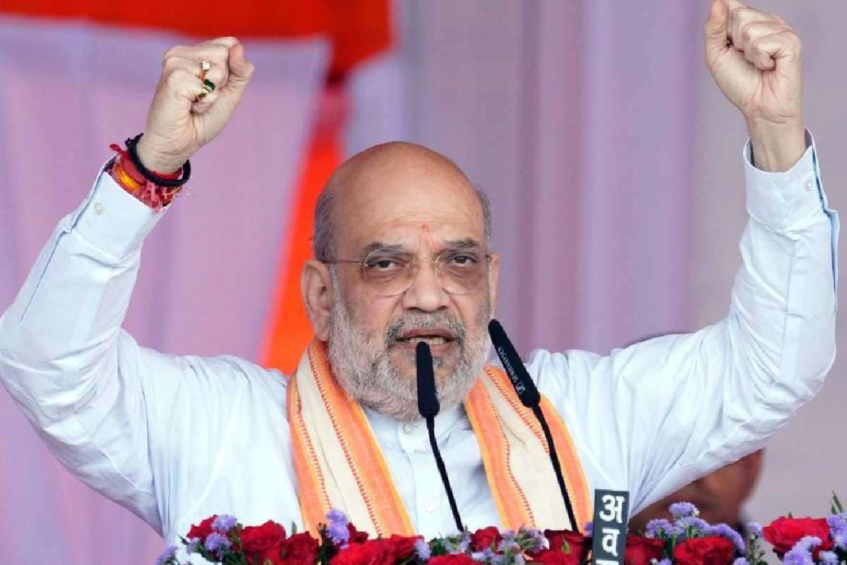Amit Shah in Baster Amit Shah in Baster