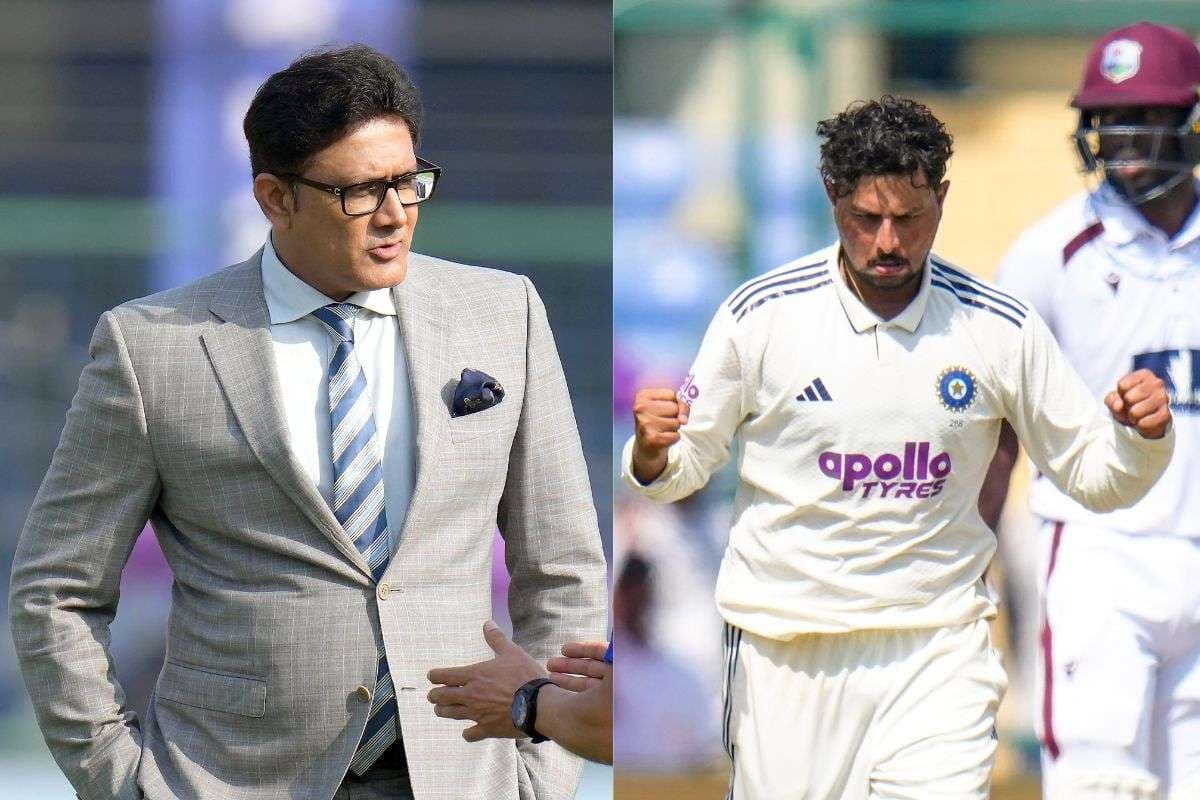 Anil Kumble and Kuldeep Yadav