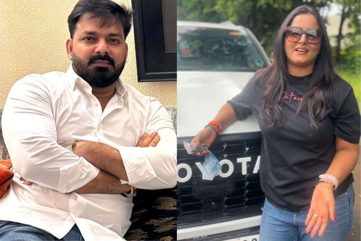 Bhojpuri: 'आपका दिल बहुत बड़ा है', पवन सिंह की भेजी हुई ब्रांड न्यू कार में दिखा अंजना सिंह का जलवा, देखें VIDEO