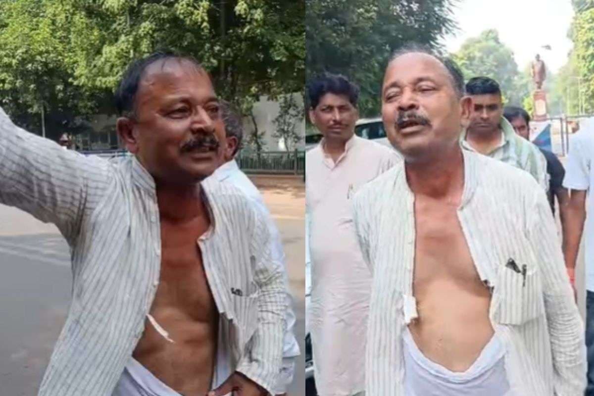 Video: राजद नेता को नहीं मिला टिकट तो कुर्ता फाड़ राबड़ी आवास के बाहर लेटे, करोड़ों रुपये की डिमांड का लगाया आरोप