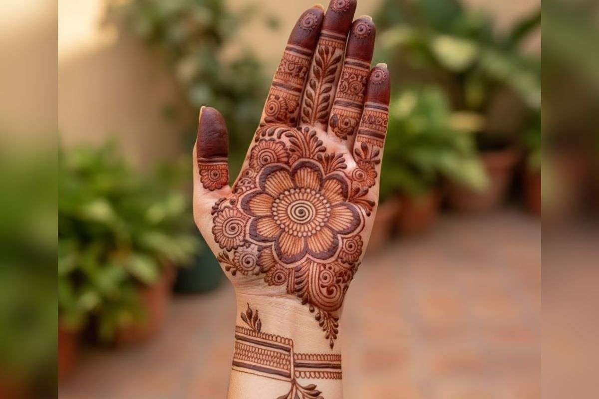 Floral Mehndi Design 