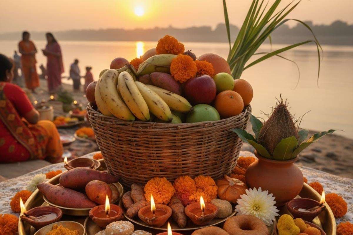 Chhath Puja Kosi Samagri List: छठ पूजा कोसी थाली में क्या रखना जरूरी है, जानें पूरी समाग्री लिस्ट और नियम