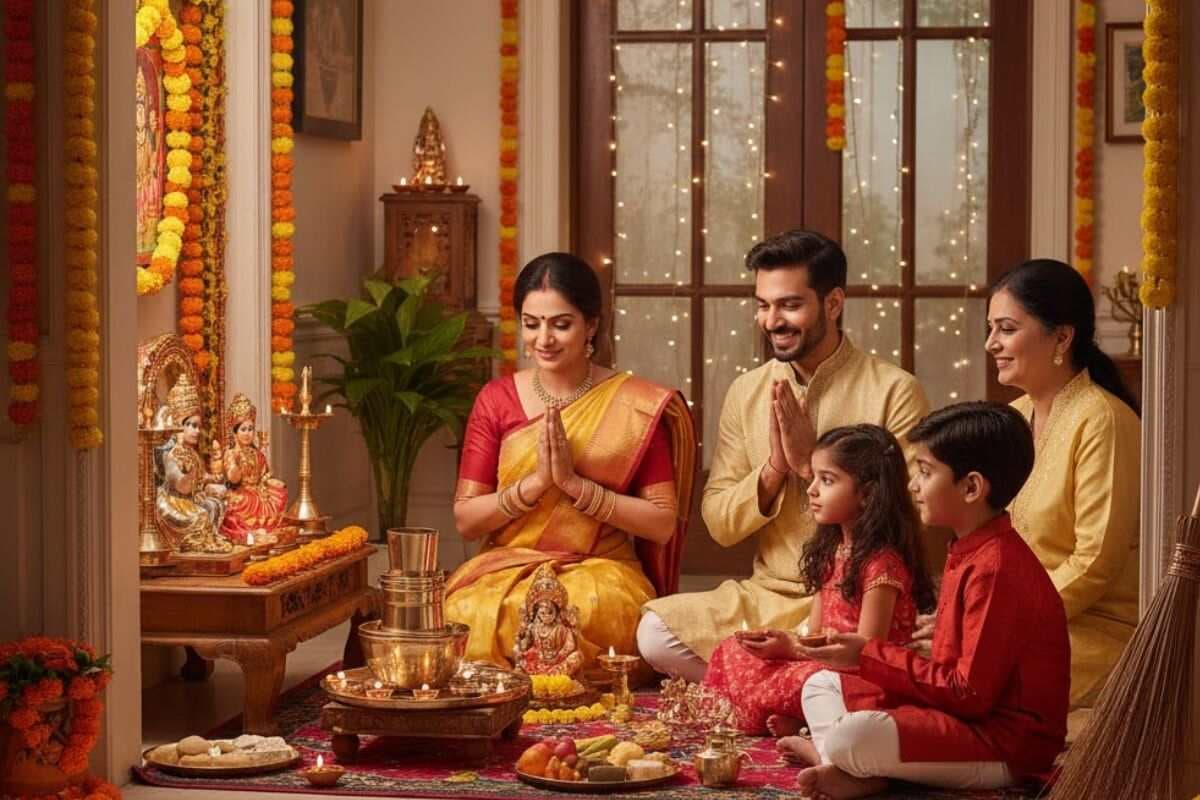 Dhanteras Colours 2025: धनतेरस पूजा में जरूर पहनें इस रंग के कपड़े, जीवन में आएगी समृद्धि और खुशहाली