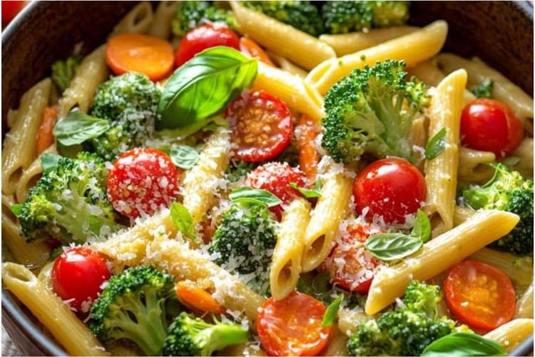 Easy Veg Masala Pasta Recipe in Hindi: ऑफिस लंच या बच्चों के टिफिन के लिए परफेक्ट है वेज मसाला पास्ता