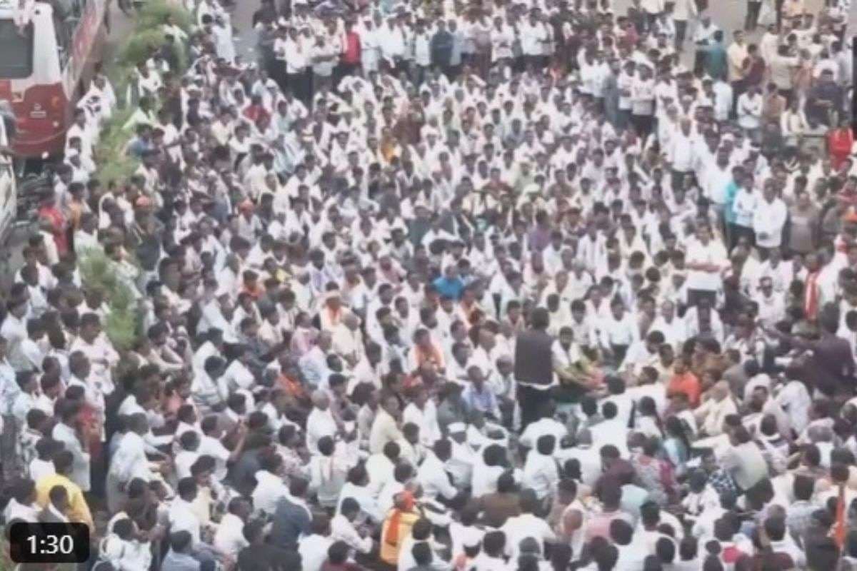 Farmers Protest : नागपुर में किसानों ने भरी हुंकार-बिना शर्त किसानों का ऋण माफ करे सरकार