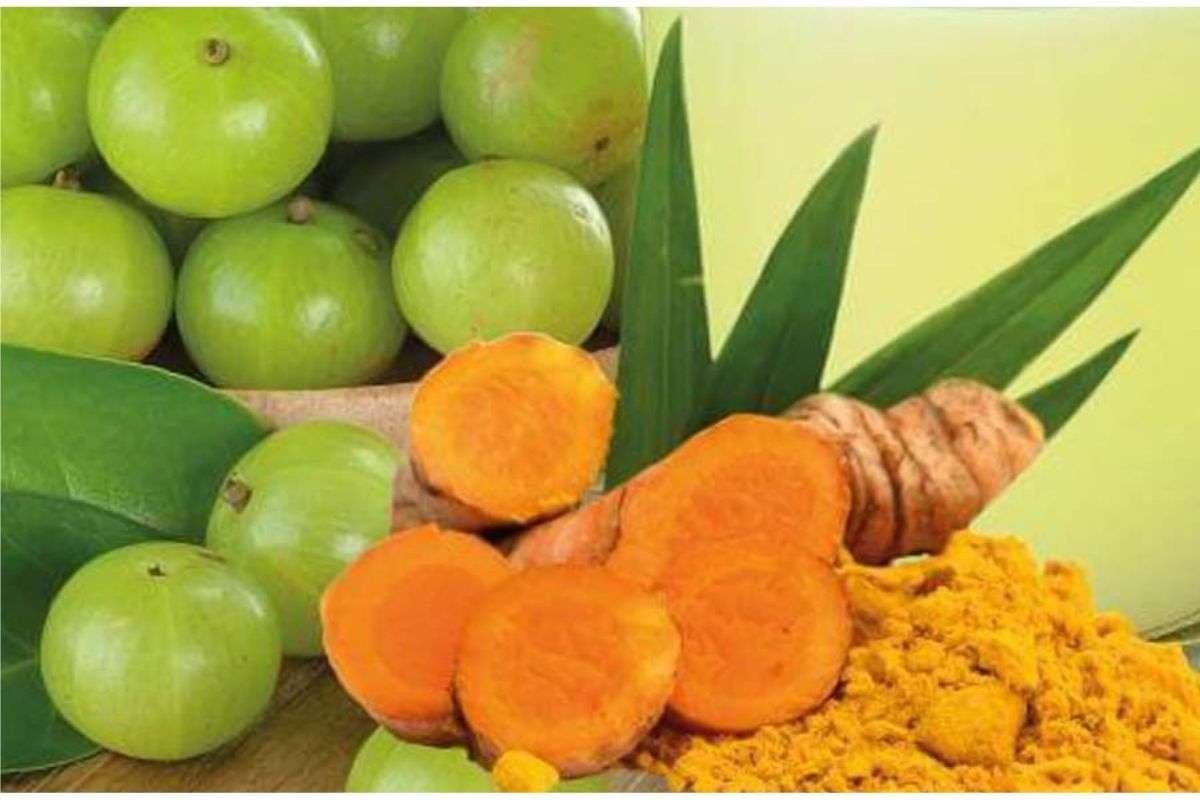 Haldi Amla Water Benefits