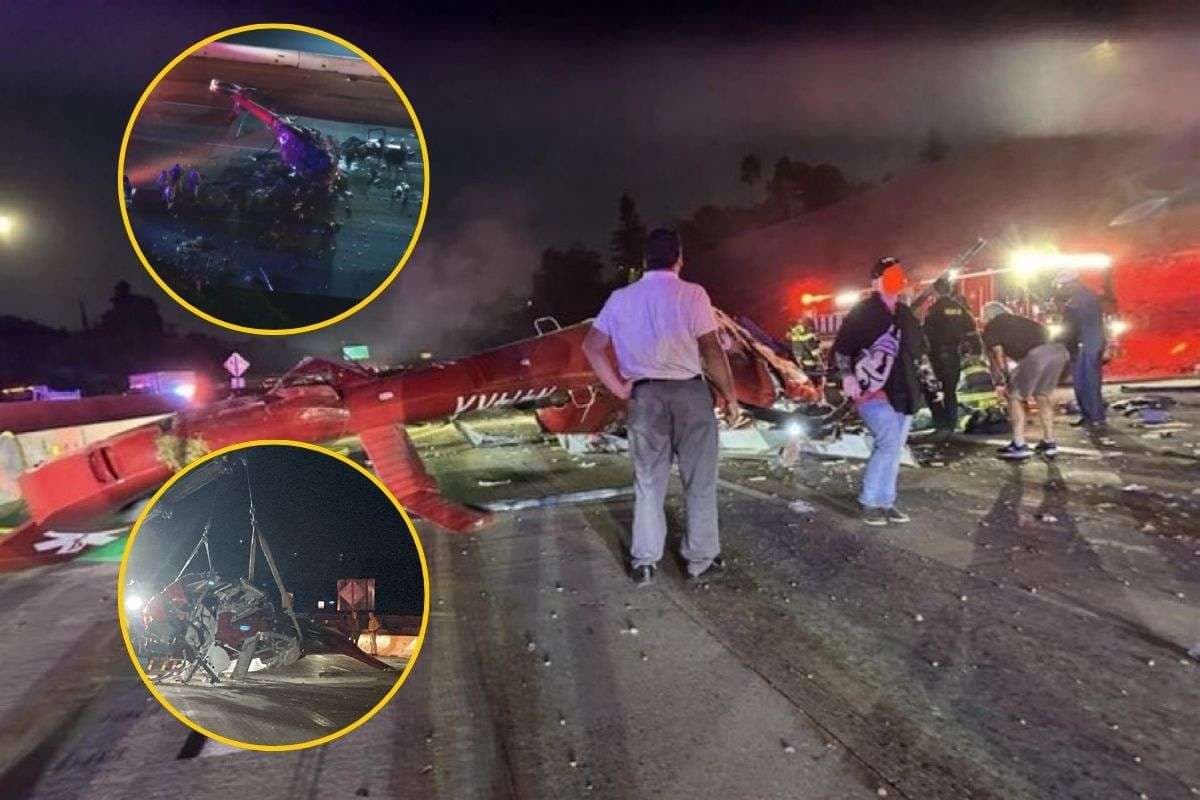 Helicopter Crash in California USA