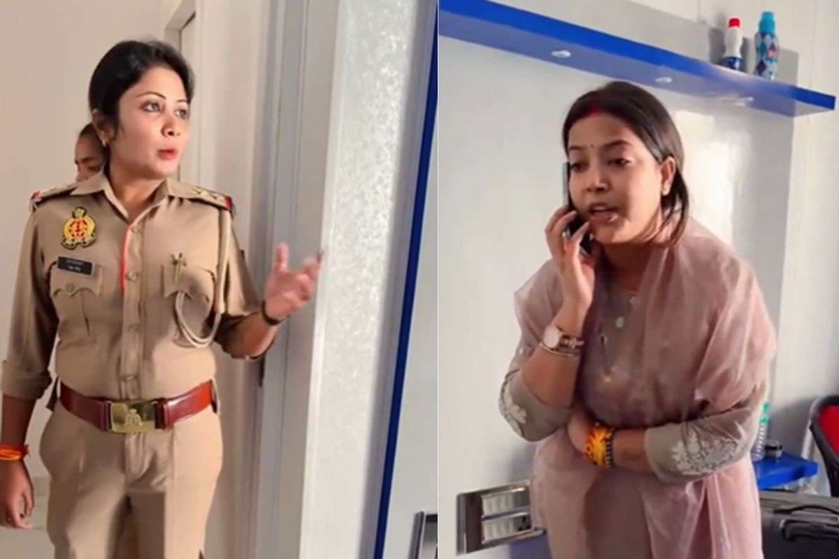 पवन सिंह के घर पहुंची ज्योति सिंह, पुलिस ले गई थाने, बोली- पति के घर आना गुनाह कैसे पवन सिंह के घर पहुंची ज्योति सिंह, पुलिस ले गई थाने, बोली- पति के घर आना गुनाह कैसे