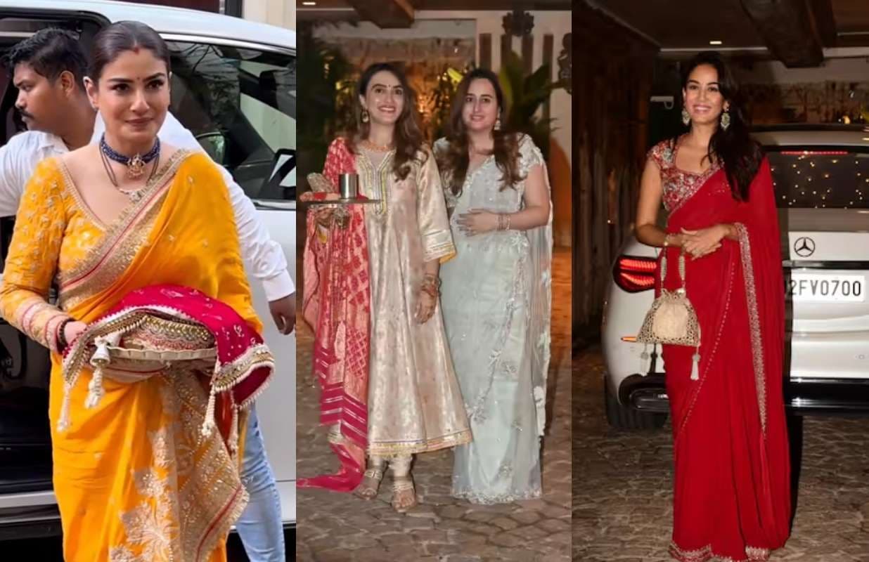 Karwa Chauth 2025: करवाचौथ पर अनिल कपूर के घर बॉलीवुड का मेला, सोनम कपूर के लुक ने खींचा ध्यान