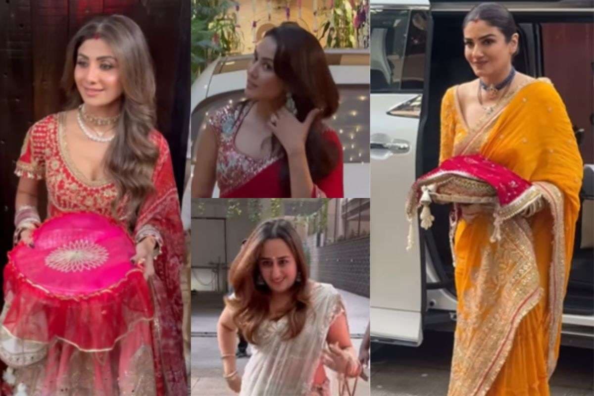 Karwa Chauth 2025: रवीना टंडन से लेकर शिल्पा शेट्टी तक, स्टार दिवाज ने ट्रेडिशनल लुक में बिखेरा ग्लैमर