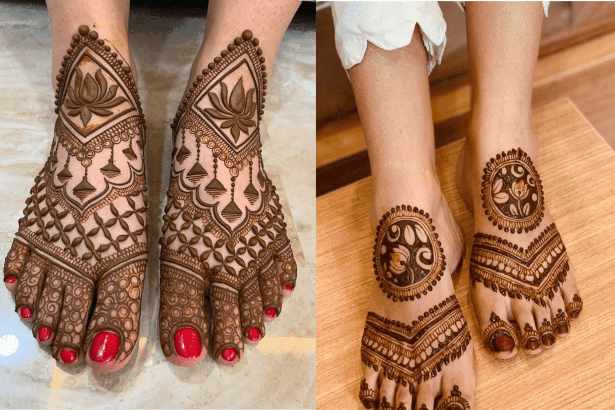 Karwa Chauth Leg Mehndi Design