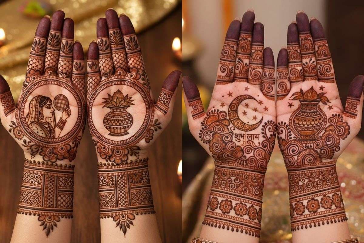 इस करवा चौथ ट्रेंडी AI मेहंदी डिजाइन्स से सजाएं अपना हाथ, भर-भर कर मिलेगा पति का प्यार