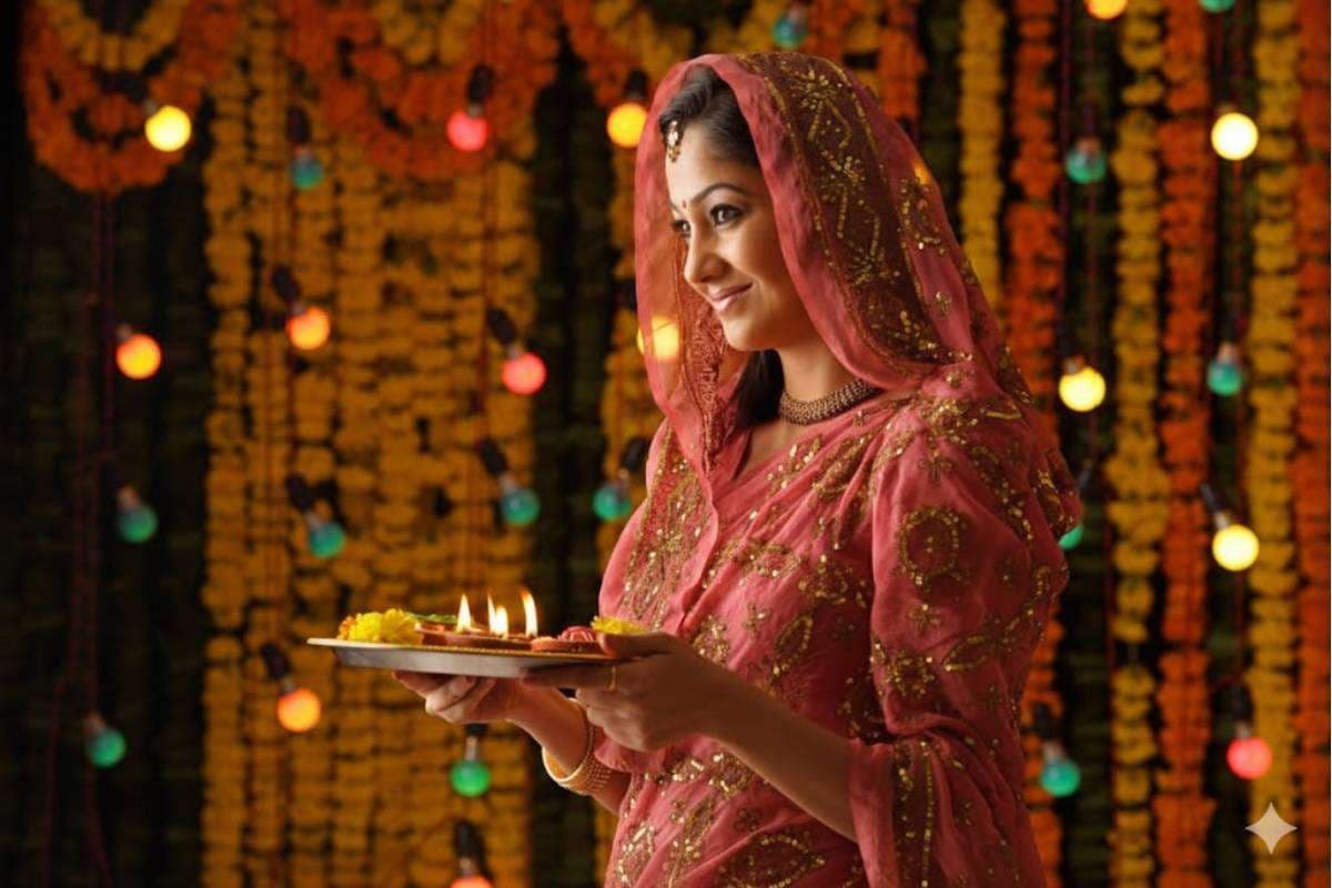 Karwa Chauth Thali Item: करवा चौथ पूजा थाली – जानें 11 अनिवार्य सामग्रियां जो हर सुहागिन की थाली में होनी चाहिए