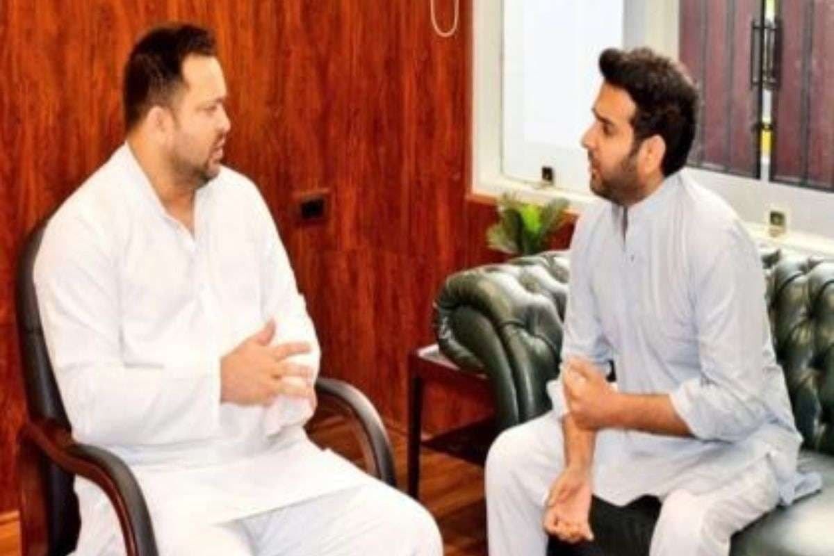 File photo of Shantanu Yadav and Tejashwi Yadav File photo of Shantanu Yadav and Tejashwi Yadav
